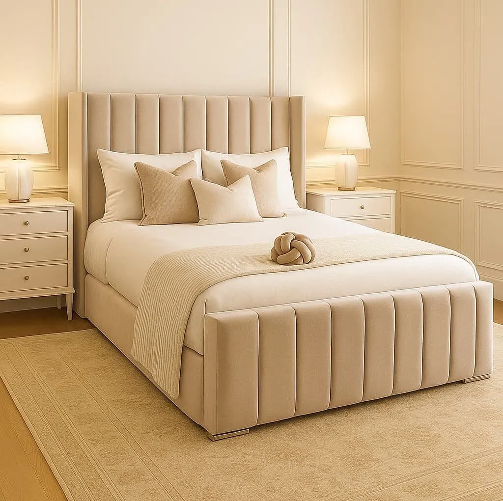 Royal Winged Bed Frame and Mattress